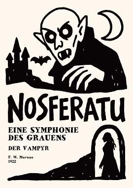 Nosferatu Horror Poster Print