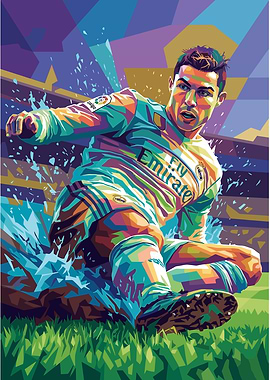 Cristiano Ronaldo Pop Art