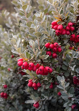 Red Berries on a Bush