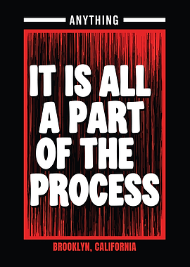 It is all a part of the process text art