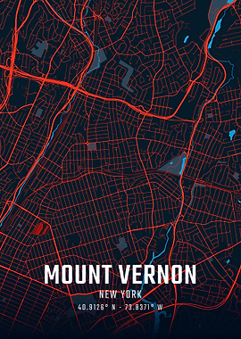 Mount Vernon City Map