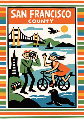 San Francisco Travel Poster