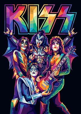 KISS Band Pop Art