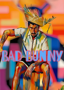 Bad Bunny Portrait