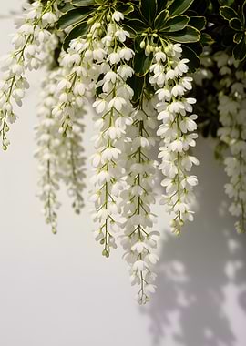 Cascading White Flowers