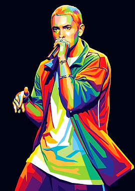 Eminem Pop Art Portrait