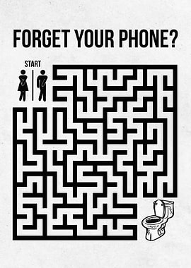 Forget Your Phone Maze