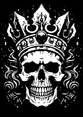 Skull with Crown
