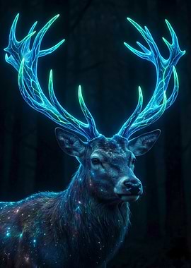 The Azure Guardian Stag