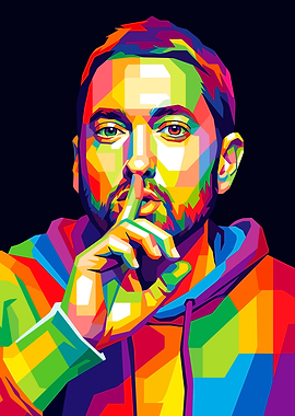 Eminem Pop Art Portrait