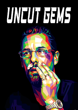 Uncut Gems Adam Sandler Pop Art