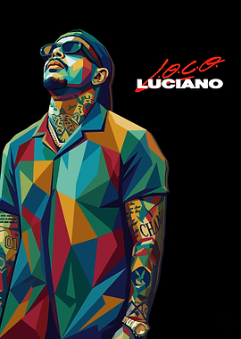 Pop Art Portrait of Luciano