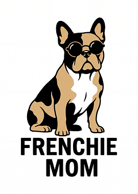 Frenchie Mom with Sunglasses