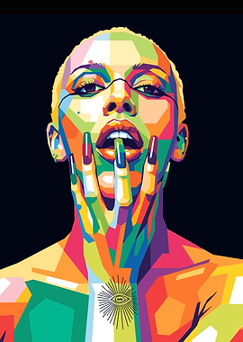 Doja Cat Pop Art