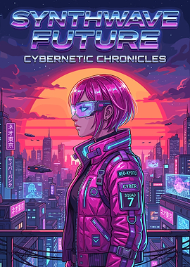 Synthwave Future Cybernetic Chronicles