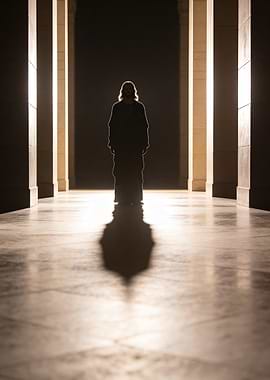 Jesus Christ in a Hallway