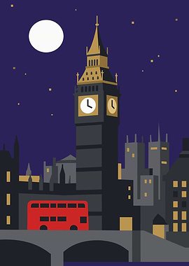 London Big Ben at Night