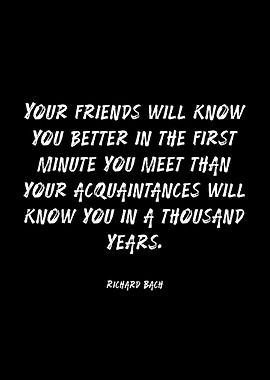 Richard Bach Quote on Friendship