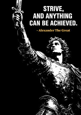 Alexander the Great Motivational Quote