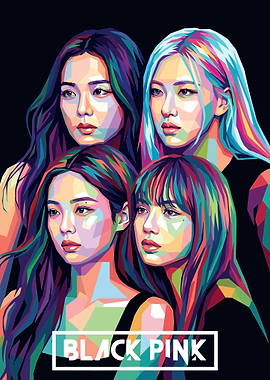 Blackpink Pop Art Portrait
