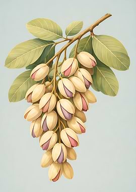 Pistachios on a Branch