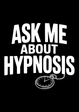 Ask Me About Hypnosis Pocket Watch