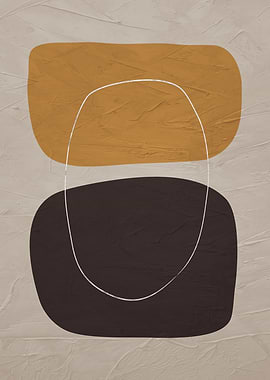 Abstract Shapes with Textured Background