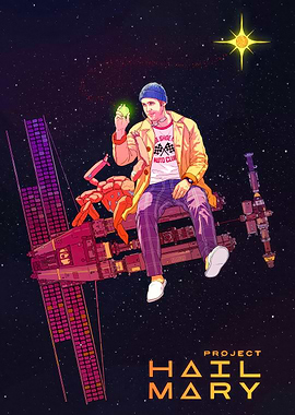 Project Hail Mary Sci-Fi Art