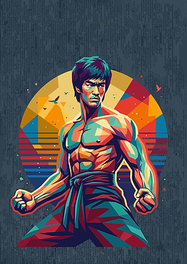 Bruce Lee Pop Art
