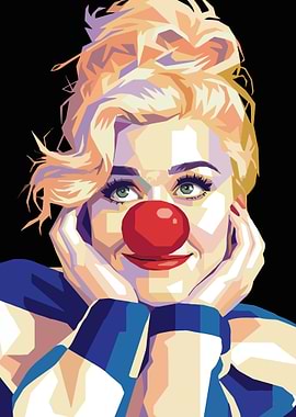 Pop Art Portrait of a Katy Perry
