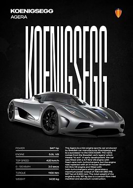 Koenigsegg Agera Sports Car