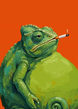 Chameleon Break Time