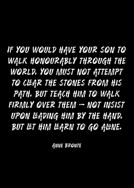 Anne Bronte Quote on Independence
