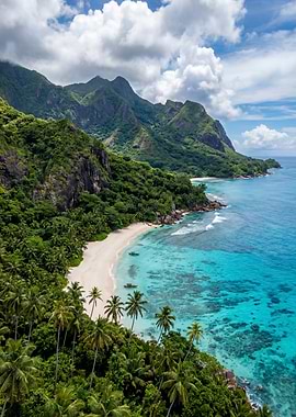 Tropical Island Beach Paradise