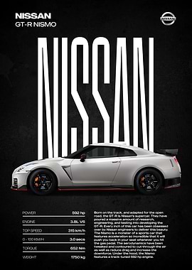 Nissan GT-R Nismo Poster