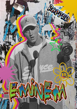 Eminem Rapper Collage
