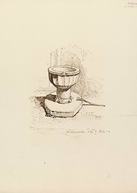 Sketch of a Baptismal Font