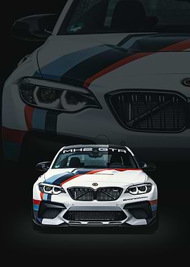 BMW M2 CS GTR Race Car