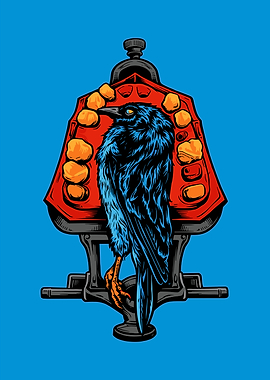 Crow in a Vice with Teeth