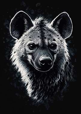 Hyena Portrait