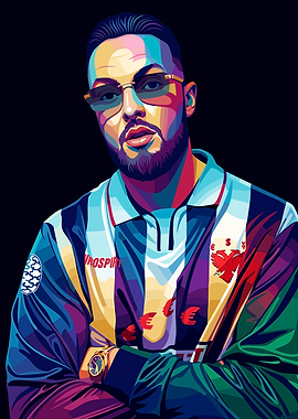 Colorful Portrait of a Azet