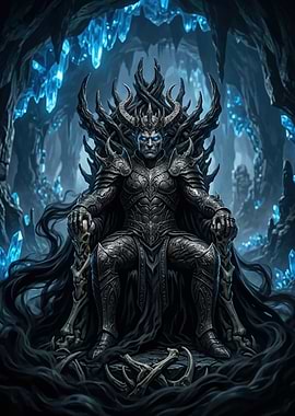 Dark King on Crystal Throne