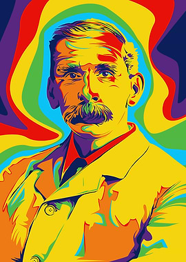 Colorful Portrait of a Man