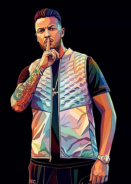 Azet with Finger to Lips