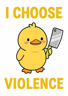 Cute Duck Chooses Violence