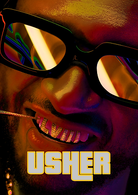 Usher with Gold Grill and Sunglasses