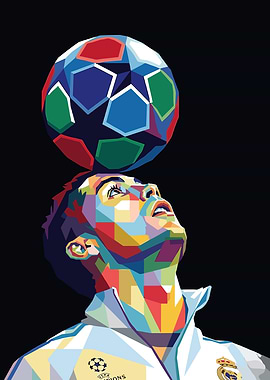 Cristiano Ronaldo Pop Art