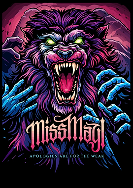 Werewolf with MissMagl text