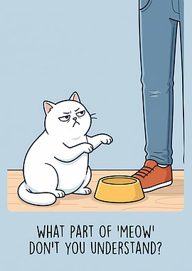 Cat Demands Food