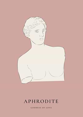 Aphrodite Wall Art Print | Soft Feminine Decor for Calm, Elevated Spaces